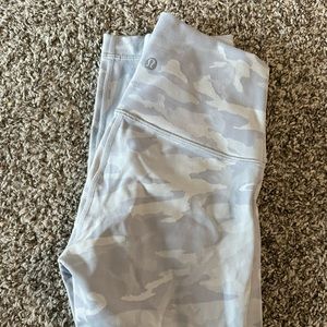 Lululemon White camo leggings